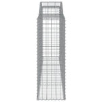 Arched Gabion Baskets 25 pcs 300x50x140/160 cm Galvanised Iron 3146752
