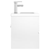 Sink Cabinet With Basin White Engineered wood and ceramic Small 3071621