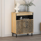 Side Cabinet 60x33x75 cm Solid Wood Mango 358237