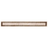 Rug Runner MARSA Black 50 x 450 cm Polyester and PVC 42023329
