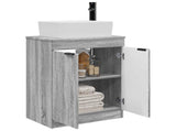 Bathroom Vanity with Sink Grey Sonoma 54 x 35 x 83 cm 890164