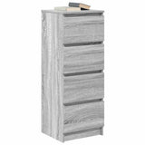 Sideboard Grey Sonoma 37.5x35x99 cm Engineered Wood 861702