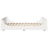 Bed Frame without Mattress White 140x200 cm Solid Wood Pine 3302283