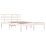 Bed Frame without Mattress White Solid Wood 180x200 cm 814770
