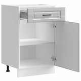 Kitchen Base Cabinet "Porto" Grey Sonoma Engineered Wood 853963