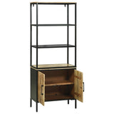 Highboard Brown 70 x 35 x 180 cm Solid Mango Wood 3310124
