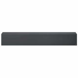 Garden Cover Profile 2 pcs 100 x 15 x 15 cm Steel Anthracite 8012966