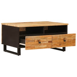 Coffee Table with Drawer Brown 80 x 54 x 40 cm Solid Mango Wood 4018309