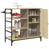 Kitchen Trolley Sonoma Oak 87.5x38.5x84.5 cm Engineered Wood 842387