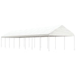 Gazebo with Roof White 17.84x4.08x3.22 m Polyethylene 3155516