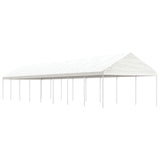 Gazebo with Roof White 17.84x4.08x3.22 m Polyethylene 3155516