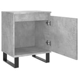 Bedside Cabinets 2 pcs Concrete Grey 40x30x50 cm Engineered Wood 826853