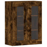 Wall Mounted Cabinets 2 pcs Smoked Oak Engineered Wood 3197910