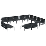 Garden Sofa Set Anthracite Steel 3379030