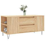 Coffee Table Sonoma Oak 102x44.5x50 cm Engineered Wood 830999