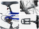 Kids Bike 24'' 6-Speed for 8-12 Years Old Dark Blue 42009571