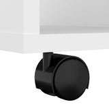 Storage Cabinet White Engineered wood Medium Sleek 808458
