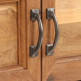 TV Cabinet Recycled Teak and Steel 120x30x40 cm 246281