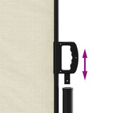 Retractable Side Awning Cream 220x600 cm 4004670