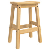 Bar Stool 2 pcs Honey Wax 44 x 30 x 63 cm Solid-Pine 42033390