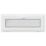 Basement Window RISOR 110x40 cm Tilt 2 Glazing White 4108338