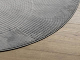 Rug IZA Short Pile Scandinavian Look Grey 120 cm 375459