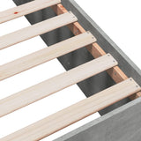 Bed Frame without Mattress Concrete Grey 120x190 cm Small Double 3280954