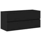 Bathroom Sink Cabinet Black Oak 100 x 39 x 62 cm 3333145