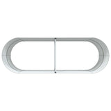 Garden Raised Bed Green 240 x 80 x 81 cm Steel 42008124
