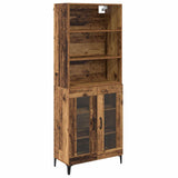 Highboard Old Wood 69.5 x 34 x 180 cm Engineered Wood 3415728