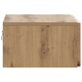 Wall-Mounted Bedside Cabinet 2 pcs Artisan Oak Engineered Wood 898464