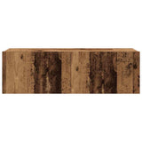 4 Piece TV Cabinet Set Wall-mounted Old Wood Engineered Wood 3329217