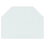 Fireplace Glass Plate Hexagon 80x60 cm 324140
