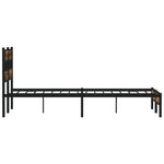 Bed Frame without Mattress with Headboard Sonoma Oak 140x200 cm 4017201