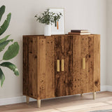 Sideboard Old Wood 90x34x80 cm Engineered Wood 856890