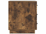 Bedside Cabinet Smoked Oak 43 x 41 x 63.5 cm Engineered Wood 895250