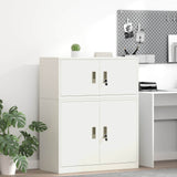 Storage Cabinet White 90 x 40 x 40 cm Steel 891633