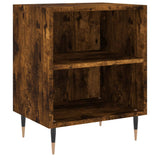 Bedside Cabinets 2 pcs Smoked Oak 40x30x50 cm Engineered Wood 826775