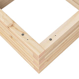 Garden Planter 50x50x23 cm Solid Wood Pine 847183
