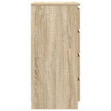Sideboard with Drawers Sonoma Oak 37.5x35x99 cm Engineered Wood 861762