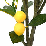Artificial Lemon Tree 136 Leaves 120 cm Green 4103589