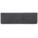 ZNTS Stair Mats 30 pcs 65x21x4 cm Grey and Black 3365777