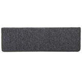 ZNTS Stair Mats 30 pcs 65x21x4 cm Grey and Black 3365777