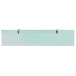 ZNTS Floating Shelves 2 pcs Glass 90x20 cm 8 mm 3051524