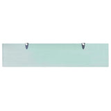 ZNTS Floating Shelves 2 pcs Glass 90x20 cm 8 mm 3051524