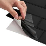 Decorative Stickers 20 pcs Black 29 x 21 cm 42046136
