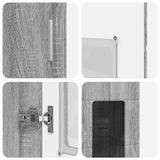 TV Cabinet Set FLORIN 3 pcs Grey Sonoma Engineered Wood 3398000