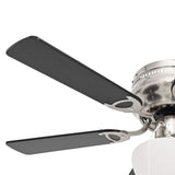 Ceiling Fan with Light 82 cm Black 42035662