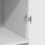 Highboard White 70x42.5x185 cm Engineered Wood 3281427