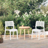 Garden Chairs 2 pcs White Polypropylene 317729